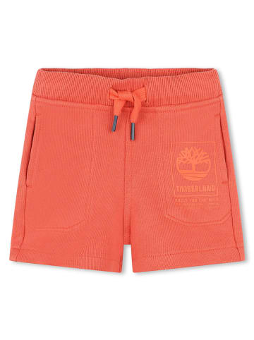 Sweatshort koraalrood
