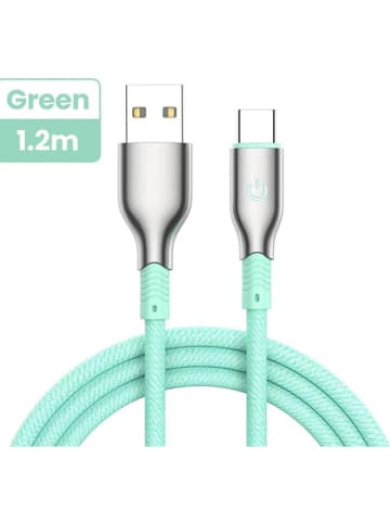 USB-Typ-C-Kabel in Grün - (L)1,2 m