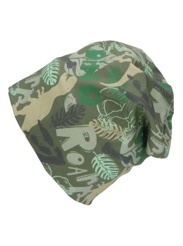 Czapka-beanie "Dinosaurier" w kolorze zielonym