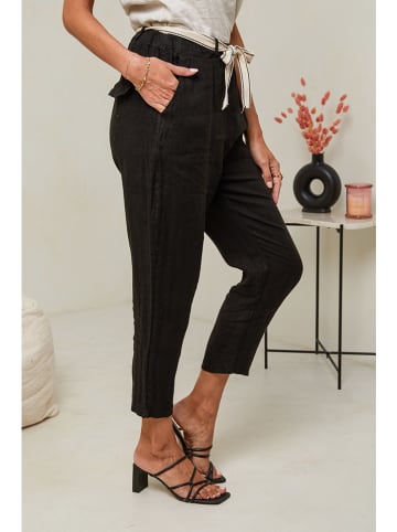 Linnen broek zwart