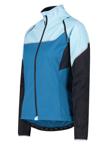2-in-1 softshelljas lichtblauw/blauw