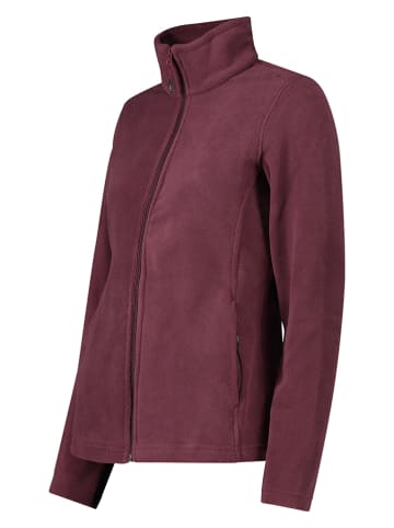 Fleecejacke in Bordeaux
