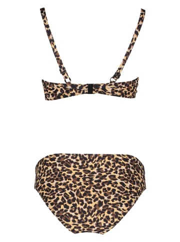 Bikini beige/bruin/zwart