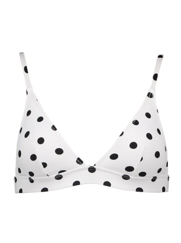Bikinitop wit/zwart