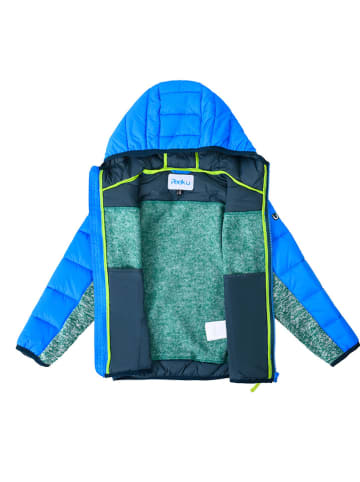 Hybride jas "Lynx" blauw/turquoise