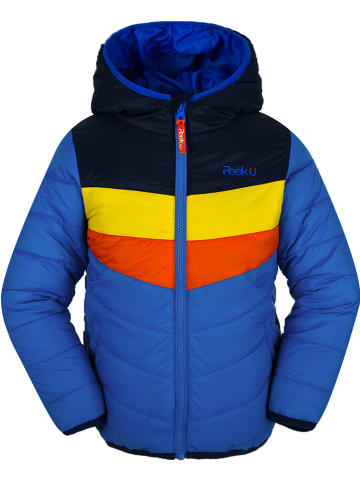 All-season doorgestikte jas "Baz" blauw