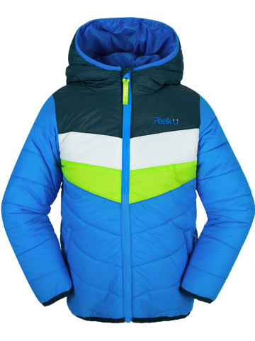 All-season doorgestikte jas "Baz" blauw