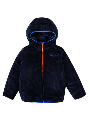 Wende-Steppjacke "Wolf" in Dunkelblau/ Blau