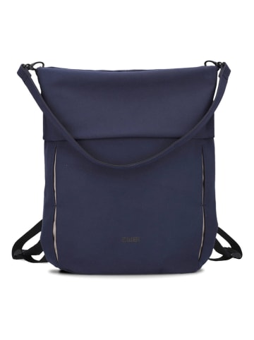 Schultertasche in Dunkelblau - (B)32 x (H)35 x (T)12 cm
