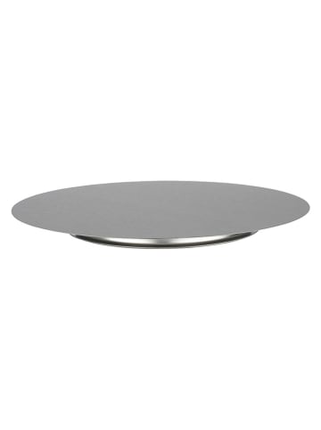 Servierplatte in Silber - (H)3 x Ø 31 cm