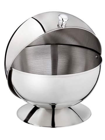 Zuckerdose in Silber - (H)14 x Ø 14 cm