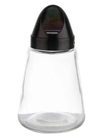 Snackspender in Transparent/ Schwarz - (H)15,5 x Ø 8,5 cm