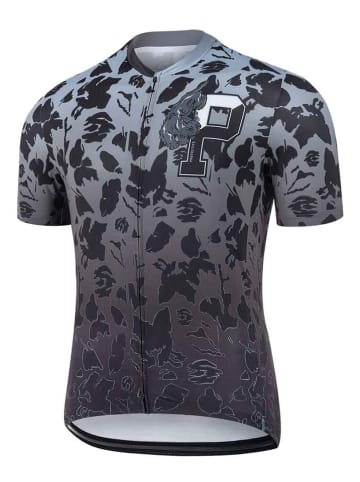 Fahrradtrikot "Leaf" in Schwarz