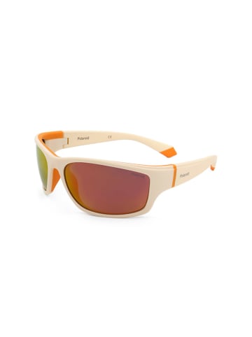 Damen-Sonnenbrille in Beige/ Orange