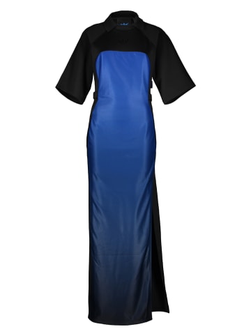 Kleid "Blue Version" in Blau/ Schwarz