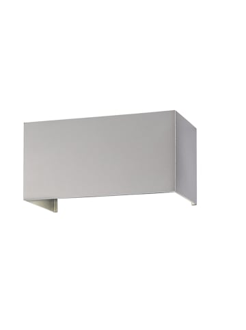 Ledwandlamp "Wallo" zilverkleurig - (B)20 x (H)10 x (D)10 cm