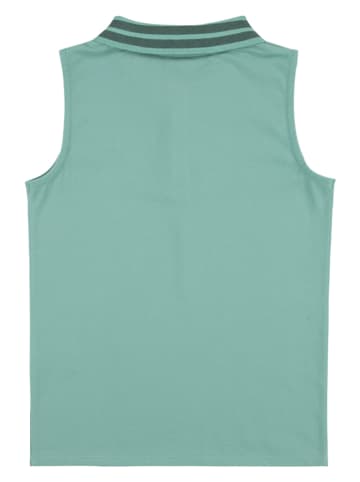 Top polo w kolorze zielonym