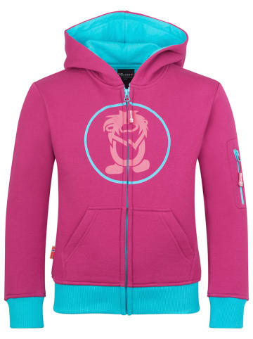Sweatjacke "Sortland" in Pink