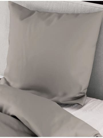 Satin-Bettwäsche-Set "Bierbaum" in Beige