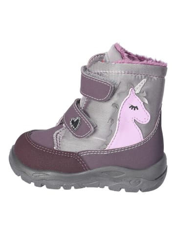 Winterboots "Nane-S" grijs/pruimkleurig