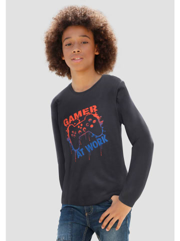Longsleeve in Anthrazit