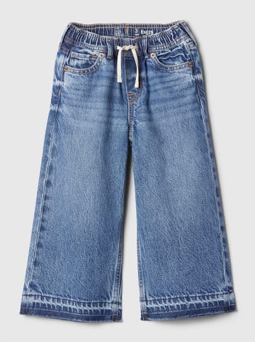 Spijkerbroek - wide leg - blauw