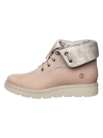 Leren boots "Keninstin" beige