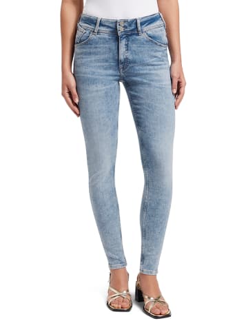 Dżinsy - Skinny fit - w kolorze błękitnym