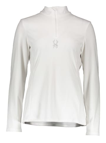 Fleece trui "Shimmer" wit