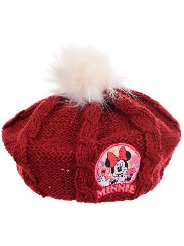 Bommelmütze "Minnie" in Rot