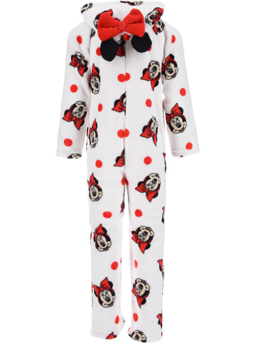 Fleece-Overall "Minnie" in Weiß