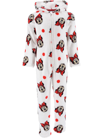 Fleece-Overall "Minnie" in Weiß