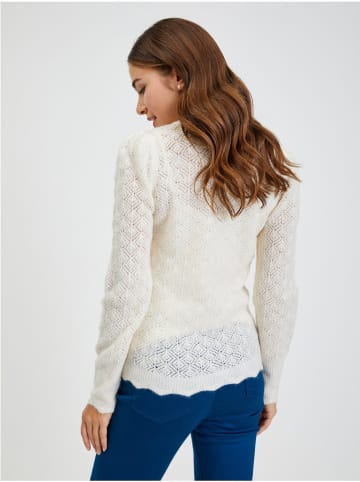 Sweter w kolorze kremowym