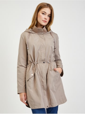 Parka w kolorze szarobrązowym