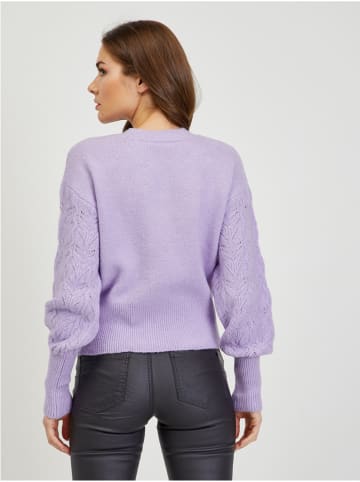Sweter w kolorze lawendowym