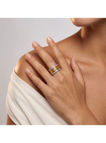 Vergold. Ring mit Edelsteinen