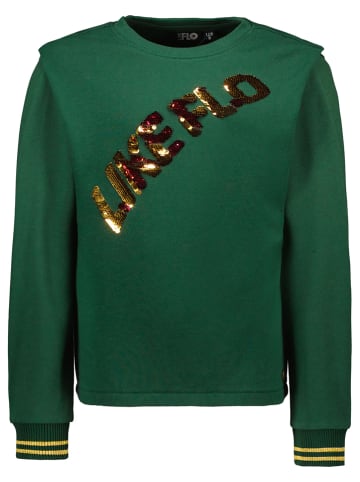 Sweatshirt "Like Flo Flo" in Grün
