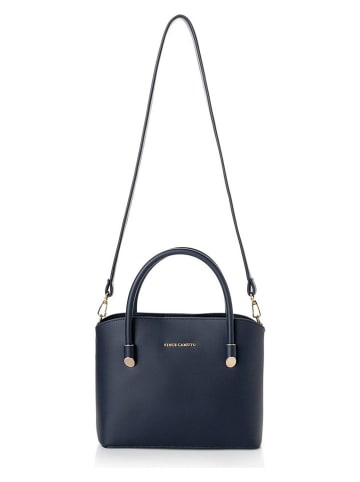 Henkeltasche in Dunkelblau - (B)25 x (H)20 x (T)10 cm