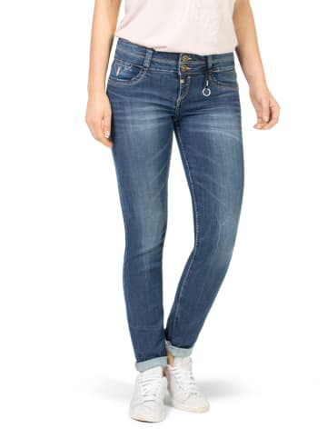 Dżinsy "Enya" - Slim fit - w kolorze niebieskim