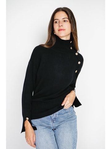 Rollkragenpullover in Schwarz