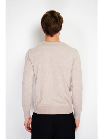 Sweter w kolorze szarobrązowym