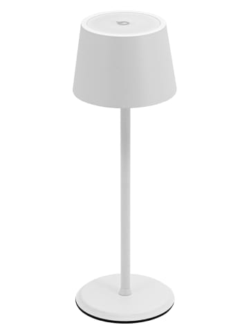 LED-Tischleuchte in Weiß - (H)20 x Ø 7,5 cm