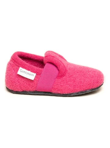 Woll-Hausschuhe "Alpine Runner" in Pink