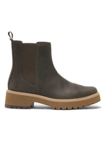 Leder-Chelsea-Boots "Carnaby Cool" in Khaki