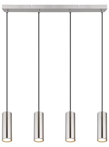 LED-Hängeleuchte in Silber - (L)65 x (B)6 x (H)120 cm