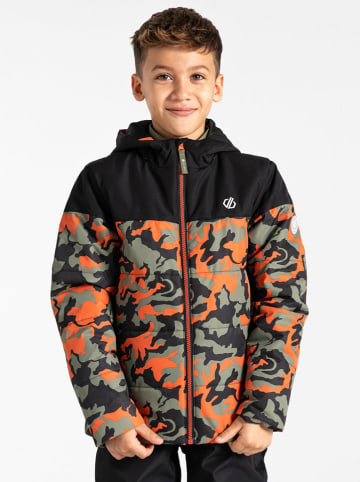 Ski-/ Snowboardjacke "Liftie" in Khaki/ Rot/ Schwarz