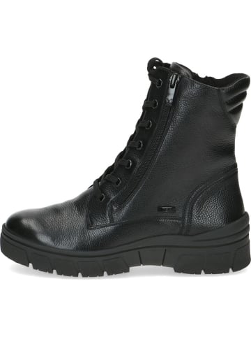 Leder-Boots in Schwarz
