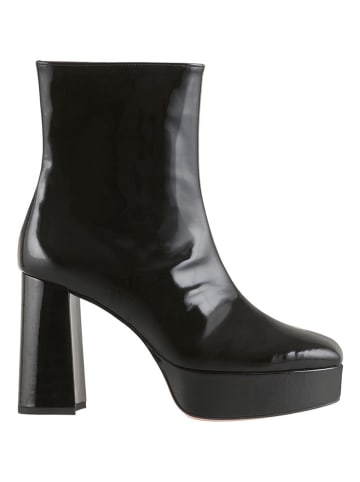 Leder-Stiefeletten "Shannen" in Schwarz