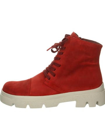 Leder-Boots in Rot