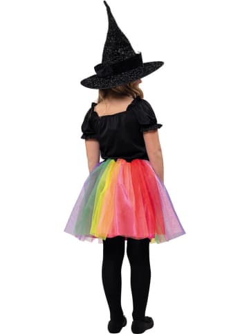 Sukienka kostiumowa "Spider witch" w kolorze czarnym ze wzorem